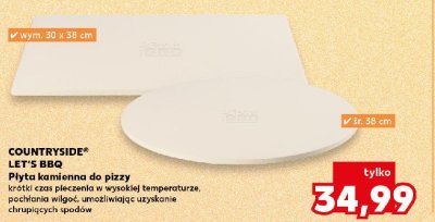 P艂yta kamienna do pizzy 38 cm K-classic let's bbq promocja