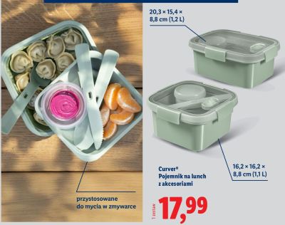 Pojemnik na lunch z akcesoriami  promocja w Lidl