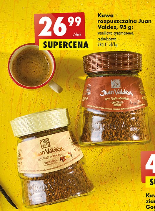 Kawa czekoladowa Juan valdez promocja