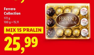 Bombonierka Ferrero collection promocja w Lidl