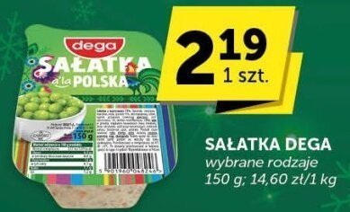 Sałatka Dega wybrane rodzaje promocja w Groszek