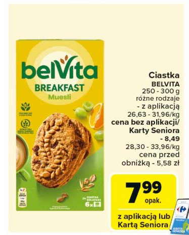 Ciastka zbożowe Belvita promocja