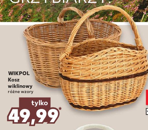 Kosz wiklinowy Wikpol.pl promocja