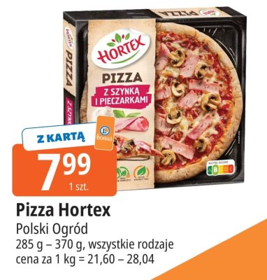 Pizza Hortex z szynką i pieczarkami promocja w Leclerc