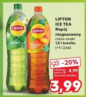 Herbata mrożona classic Lipton ice tea promocja w Kaufland