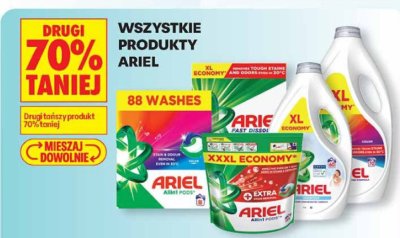 Wszystkie produkty Ariel: proszek, płyn, kapsułki do prania promocja w Biedronka