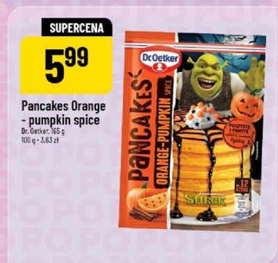 Pancakes Orange - pumpkin spice Dr. Oetker promocja w POLOmarket