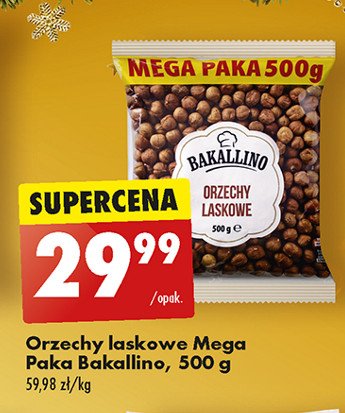 Orzechy laskowe Bakallino promocja w Biedronka