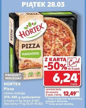 Pizza margherita Hortex promocja