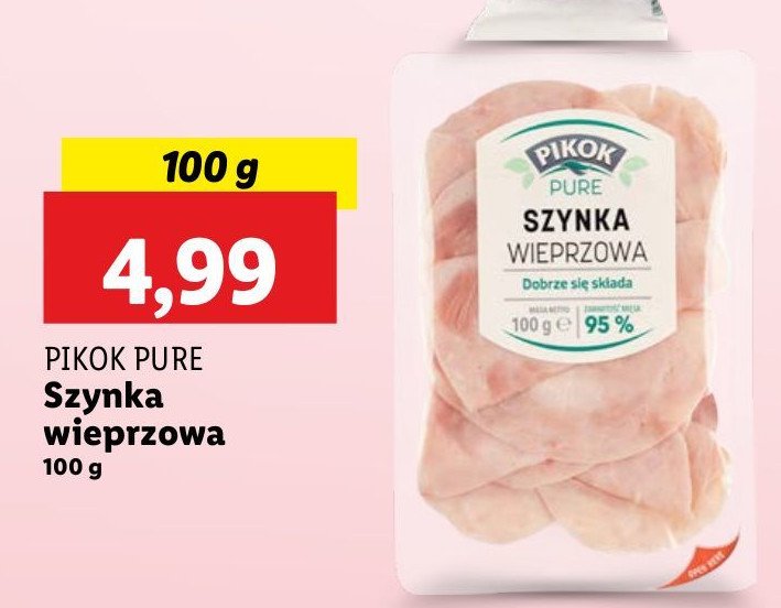 Szynka wieprzowa Pikok pure promocja