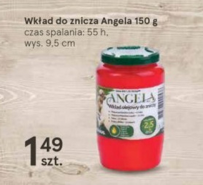 Wkład olejowy 150 g/55 h Angela promocja