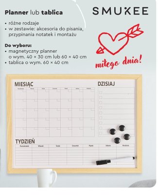 Planner magnetyczny promocja w Biedronka