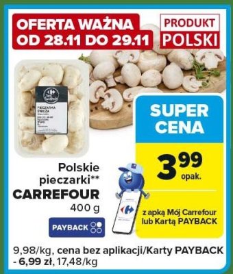 Pieczarki polskie CARREFOUR promocja w Carrefour Express