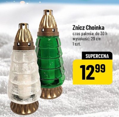 Znicz Choinka czas palenia: do 30 h wysokość: 29 cm promocja w POLOmarket