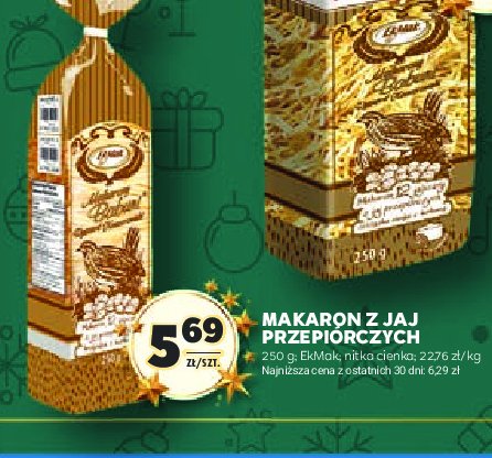 Makaron babuni krajanka z jaj przepiórczych promocja