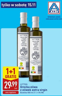 Oliwa z oliwek extra virgin grecka 500 ml promocja w Aldi