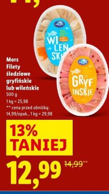 Filety śledziowe gryfińskie promocja w Lidl