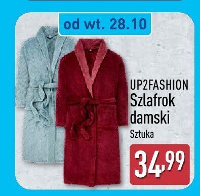 Szlafrok damski UP2FASHION promocja w Aldi
