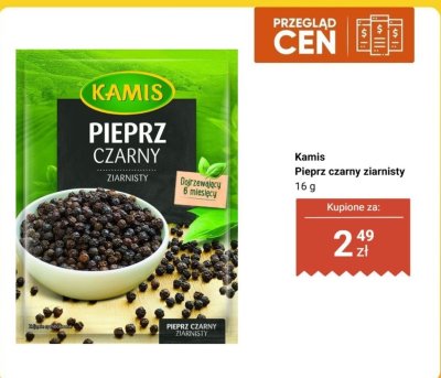 Pieprz czarny ziarnisty  promocja w Biedronka