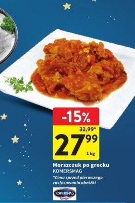 Morszczuk po grecku KOMERSMAG promocja w Intermarche