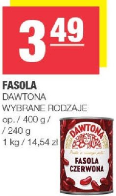 Fasola DAWTONA wybrane rodzaje promocja w SPAR