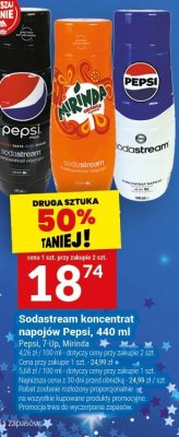 Sodastream koncentrat napojów Pepsi 440 ml promocja w Twój Market