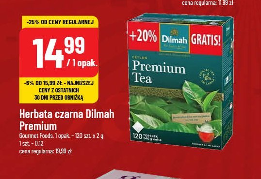 Herbata Dilmah premium tea promocja w POLOmarket