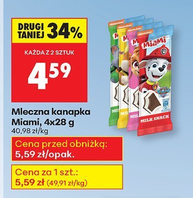 Mleczna kanapka 4-pak promocja w Biedronka