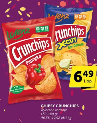 Chipsy Crunchips wybrane rodzaje promocja w Euro Sklep