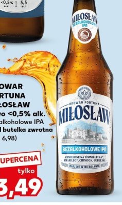 Piwo <0,5% alk. bezalkoholowe IPA promocja w Kaufland