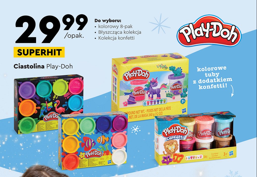 Ciastolina kolory pastelowe Play-doh promocja