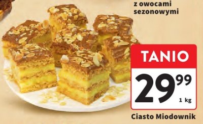 Ciasto Miodownik promocja w Intermarche