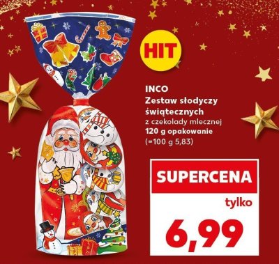 Zestaw słodyczy świątecznych z czekolady mlecznej promocja w Kaufland