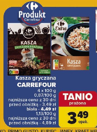 Kasza gryczana Carrefour extra promocja