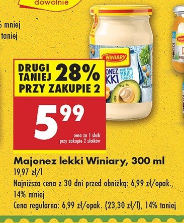 Majonez lekki Winiary promocja