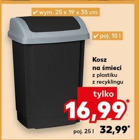 Kosz na śmieci 25 l promocja w Kaufland