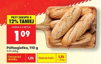 Półbagietka promocja w Biedronka