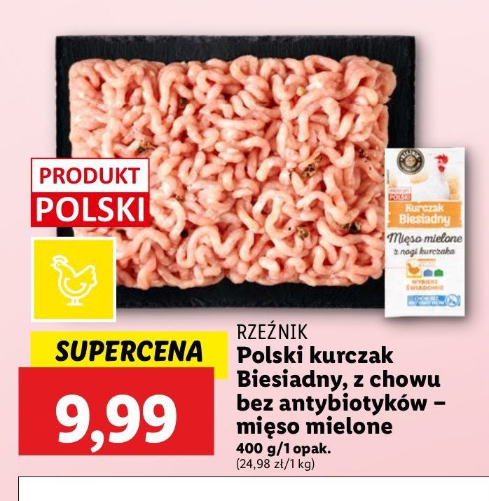 Mięso mielone z nogi kurczaka kurczaka Rzeźnik codzienna dostawa promocja w Lidl