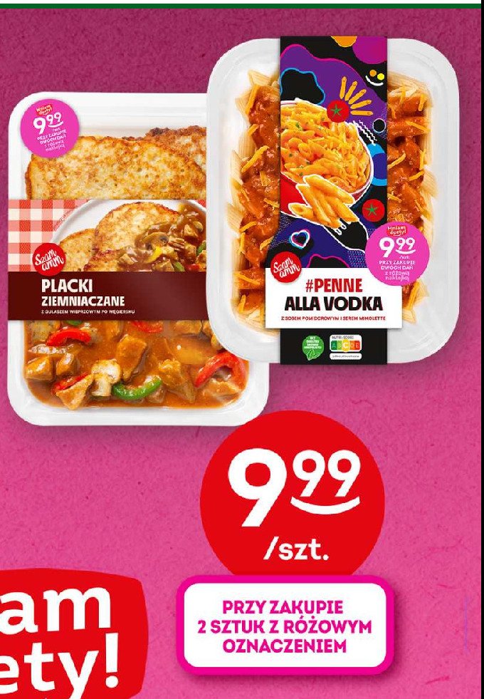 Penne alla vodka Szamamm promocja w Żabka