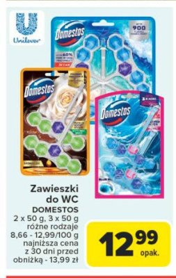 Zawieszka blue water magnolia Domestos promocja