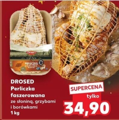 Perliczka faszerowana ze słoniną, grzybami i borówkami 1 kg promocja w Kaufland