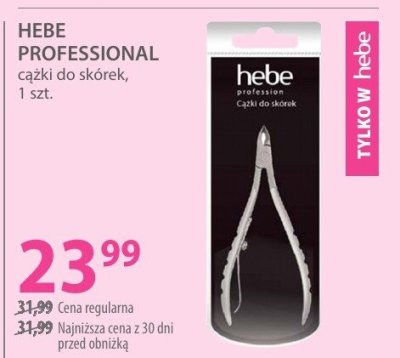 Cążki HEBE PROFESSIONAL cążki do skórek promocja w Hebe