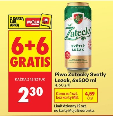 Piwo promocja w Biedronka