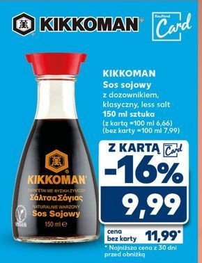 Sos sojowy dyspenser Kikkoman promocja