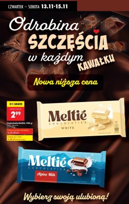 Czekolada Meltie Alpine Milk, 100 g promocja w Biedronka