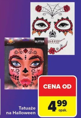 Tatuaże na Halloween promocja w Carrefour