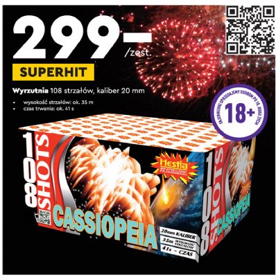 Wyrzutnia cassiopeia Hestia promocja
