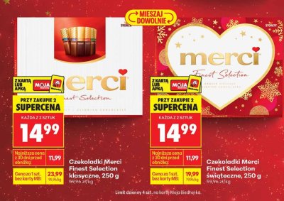 Czekoladki promocja w Biedronka