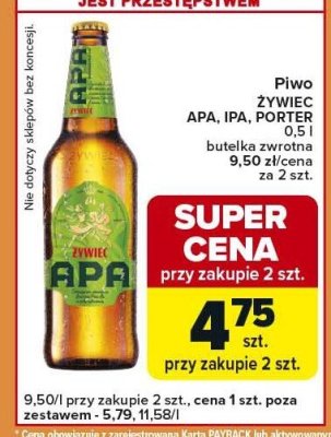 Piwo promocja w Carrefour Express