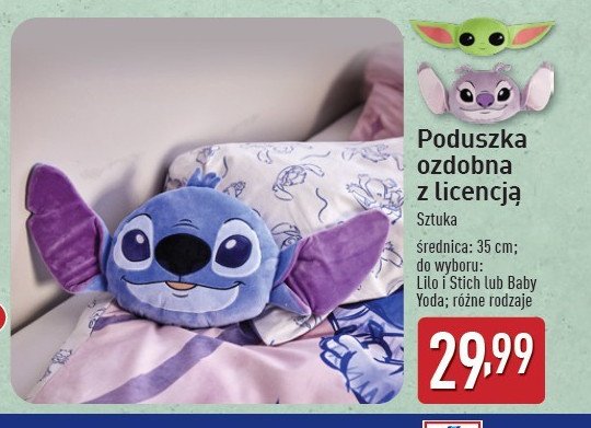 Poduszka 35 x 35 cm stich promocja w Aldi